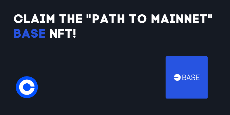 How To Claim The Path To Mainnet Base NFT