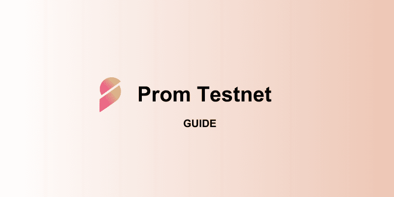 How To Interact With Prom Testnet