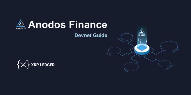 How To Interact With AMM On The XRPL Using Anodos Finance (Devnet)