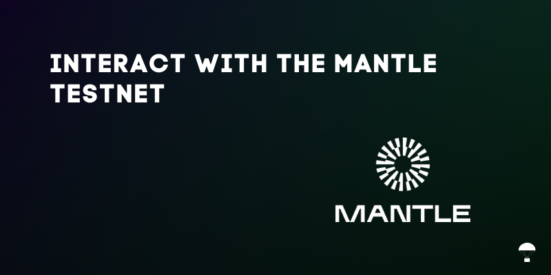 How To Interact With The Mantle Testnet